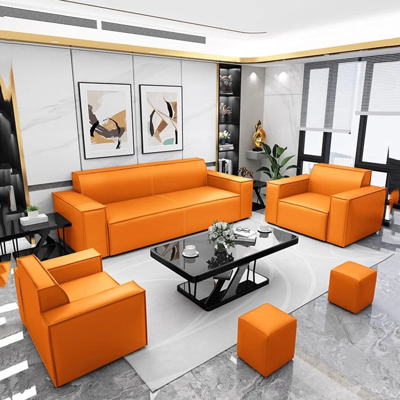 Elegant Office and Aesthetic Corner Sofa Set