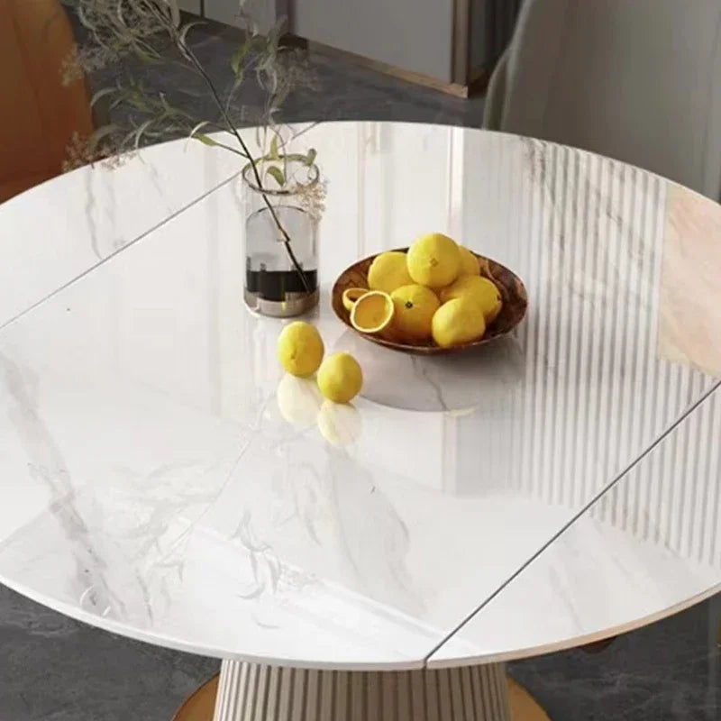 Mobile Round Dining & Conference Table Set