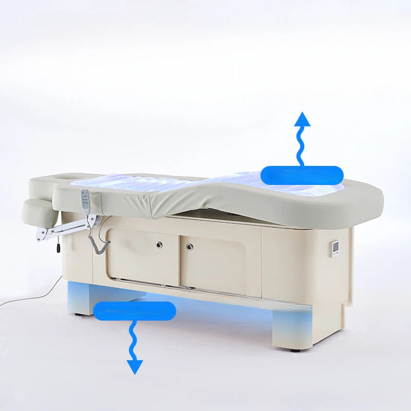 Aesthetic Portable Stretcher – Salon Bed for Eyelash Extensions, Hair, Tattoo Chair, Electric Massage & Foot Massager