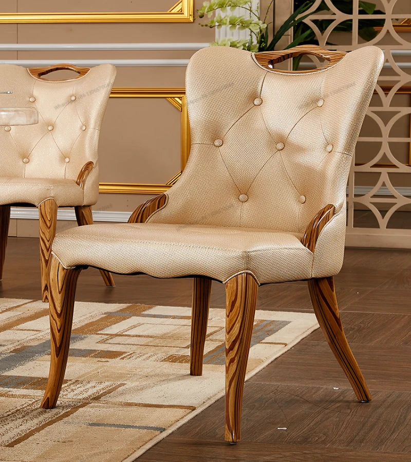 European Marble Dining Table: Nordic Light Beige, Round with Turntable, Perfect for Villa Family Dining.