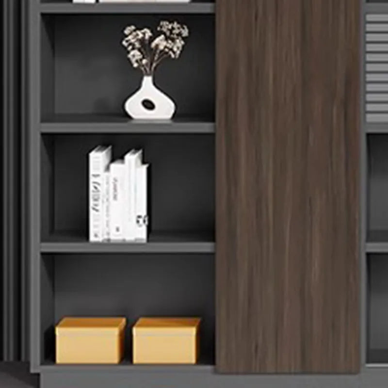 Doors Open Filing Cabinet Wooded Italian Storage Display Office Cupboards Stand Rangement Armoires De Salon Modular Furniture