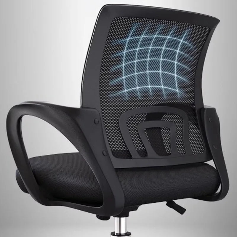 Nordic adjustable executive office chair: modern, mobile, with backrest
