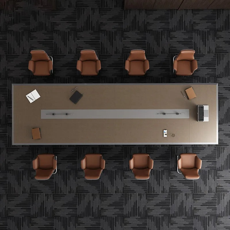 Luxury Executive Office Desk – Corner Design, Aesthetic Conference and Reception Desk, Modern Office Furniture.