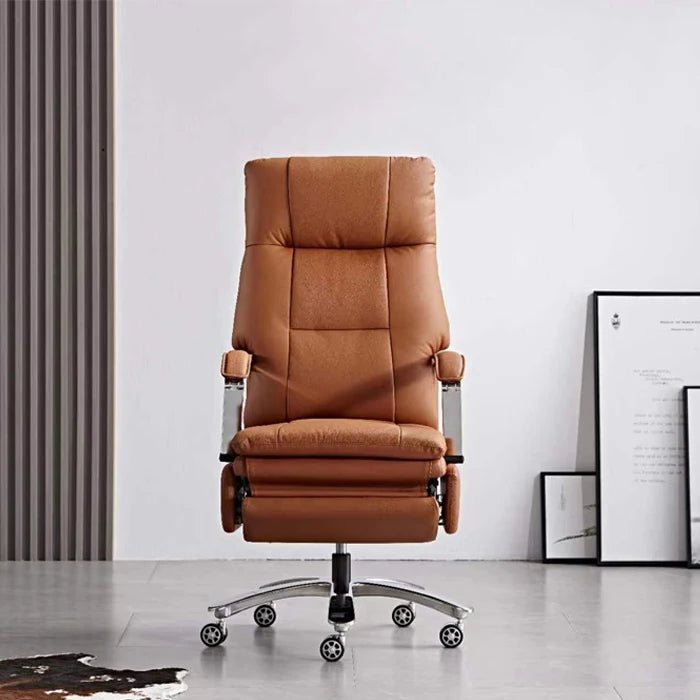 Electric Comfortable Boss Chair—Light Luxury Office Computer Seat