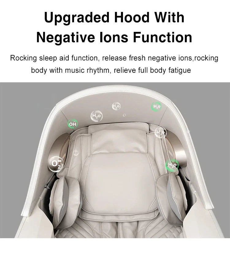 Zero Gravity Massage Chair Electric Heating Full Body Intelligent Advanced Design Improves Ergonomics