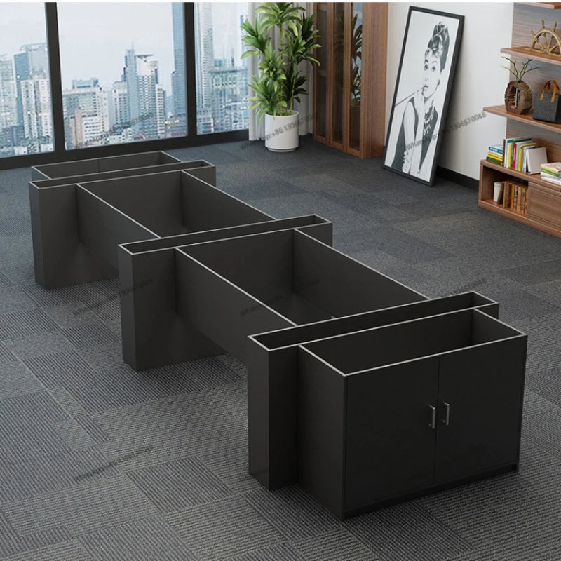 Modern large reception, negotiation table, conference room, desk and chair combination furniture for office use