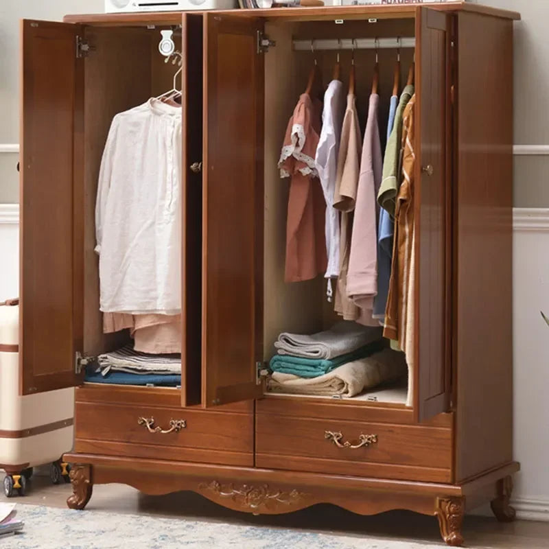 Wooden Storage Cabinet and Clothes Closet