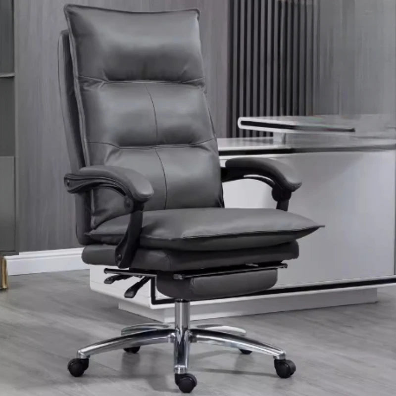 Luxury ergonomic recliner office chair: mobile, S-design