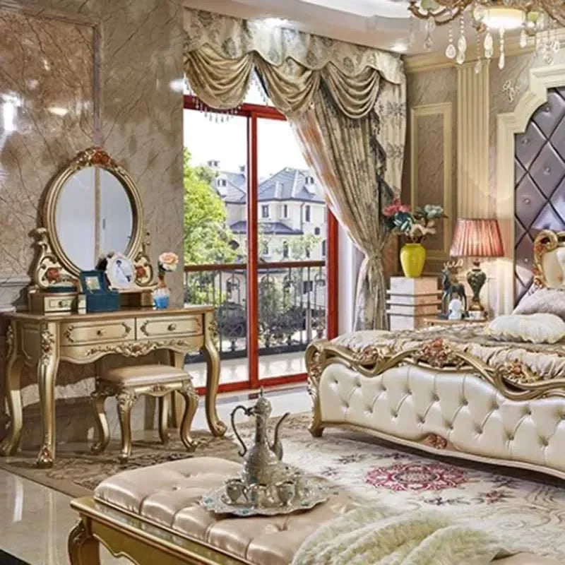 Nordic Women’s Dressing Table with Comfortable Makeup Space