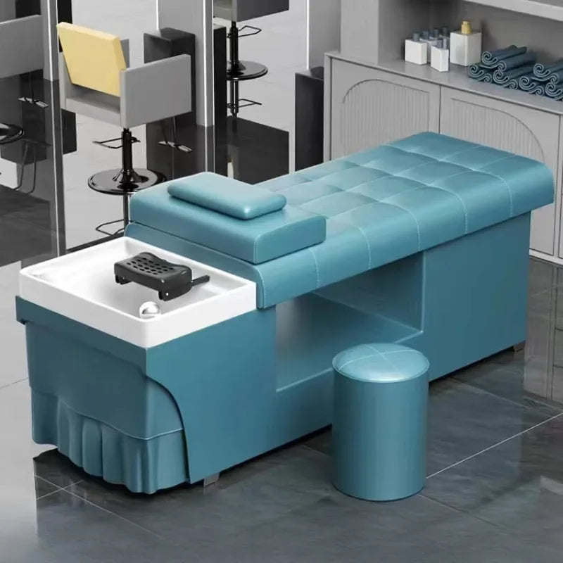 Cycle Water Head Treatment Shampoo Bed Hairdresser Fumigation Water Heater Beauty Salon Thai Massage Bed Salon Furniture WKXYF