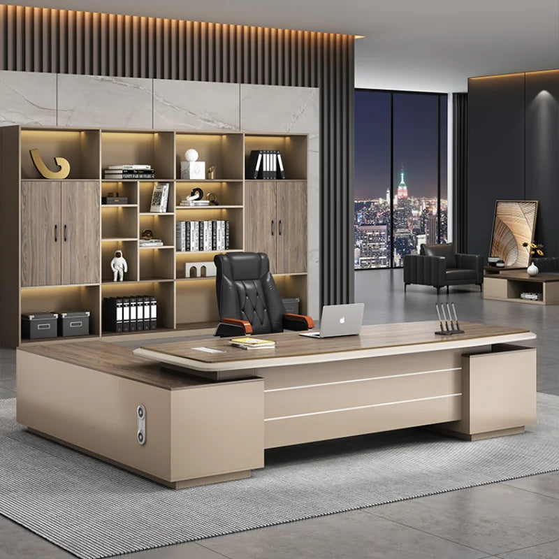 Modern Professional L-Shaped Desk