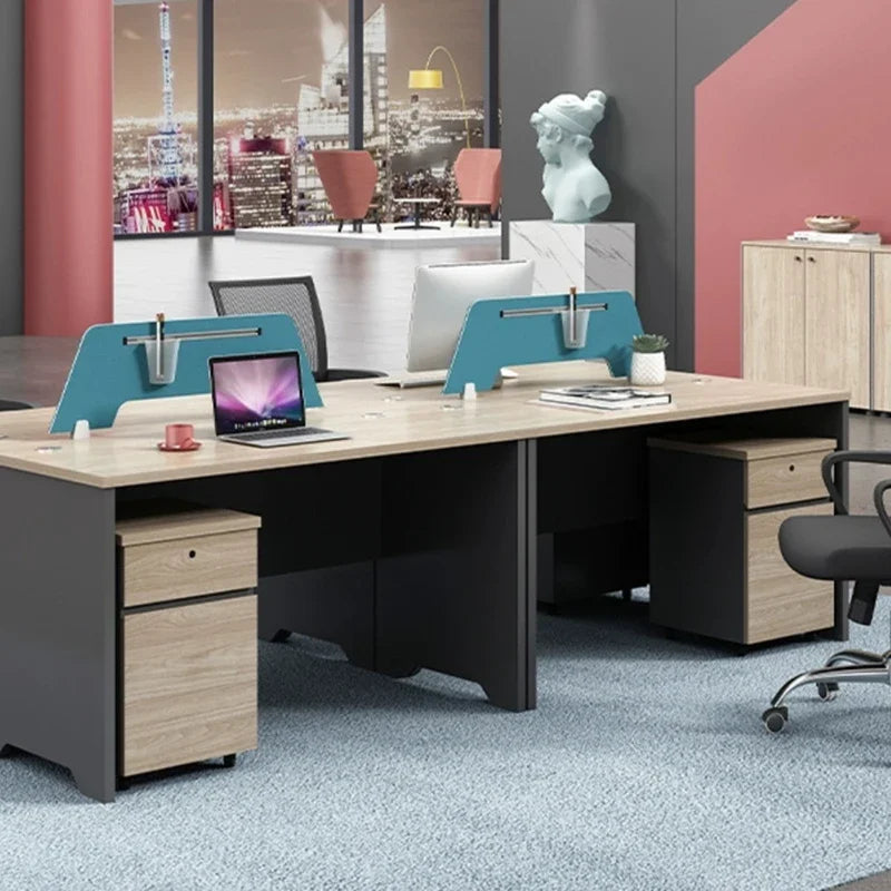 Multifunctional L-Shaped Study Desk, Executive Office & Gaming Desk, Professional Furniture for Bedroom or Office