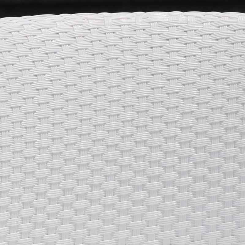 9-Piece Handmade Rattan Garden Furniture Set: Flower-Shaped Sectional Sofa, Ottoman, and Wicker Chairs for Outdoor Patios.