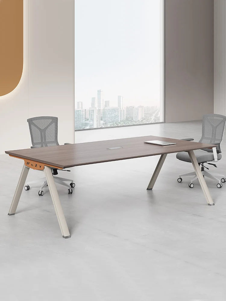 Simple Modern Conference Table – Long Design for Meeting Rooms