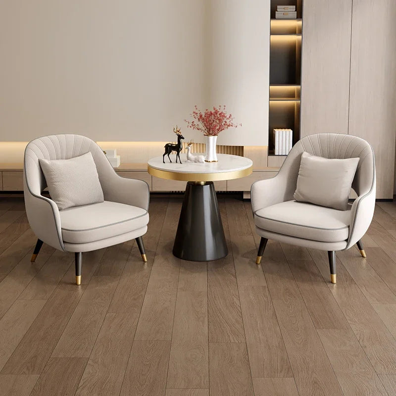 Italian Bar Stools Accent Living Room Chairs Makeup Dressing Backrest Design Sofa Chairs Beauty Salon Stoelen Home Furniture