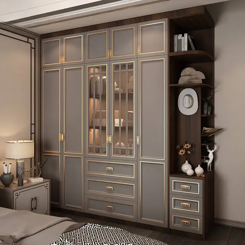 Luxury Orgnizer Wardrobes Drawers Losets Mdf Closet Organizer Wardrobes Storage Clothes Locker Szafa Na Ubrania Home Interior