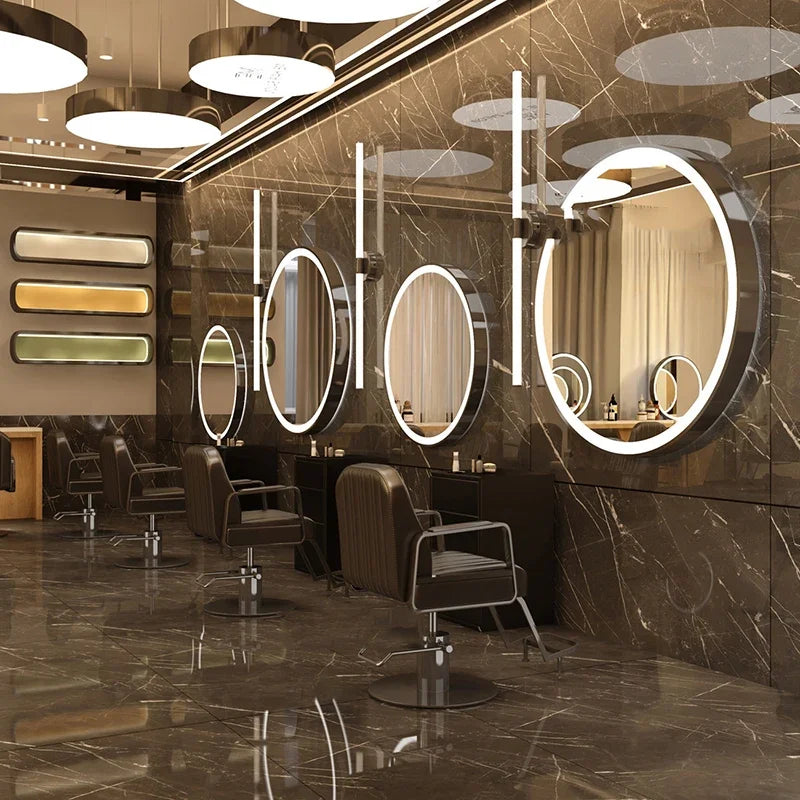 Aesthetic Swivel Barber Chair – Adjustable Stylist Chair, Beauty Tabouret, Coiffeuse Salon Furniture