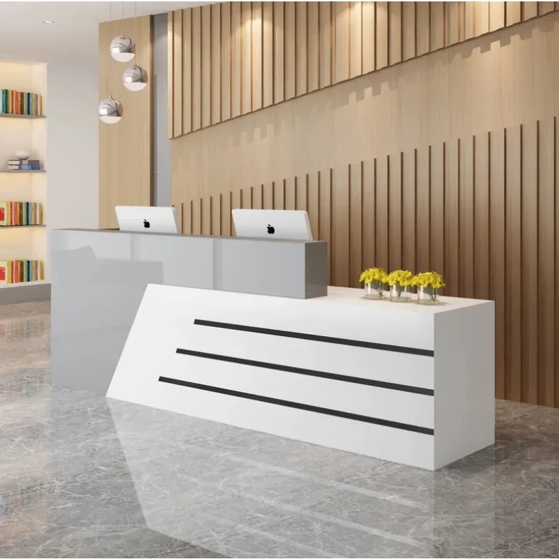 Modern Office Reception Desks and Standing Cashier Counters