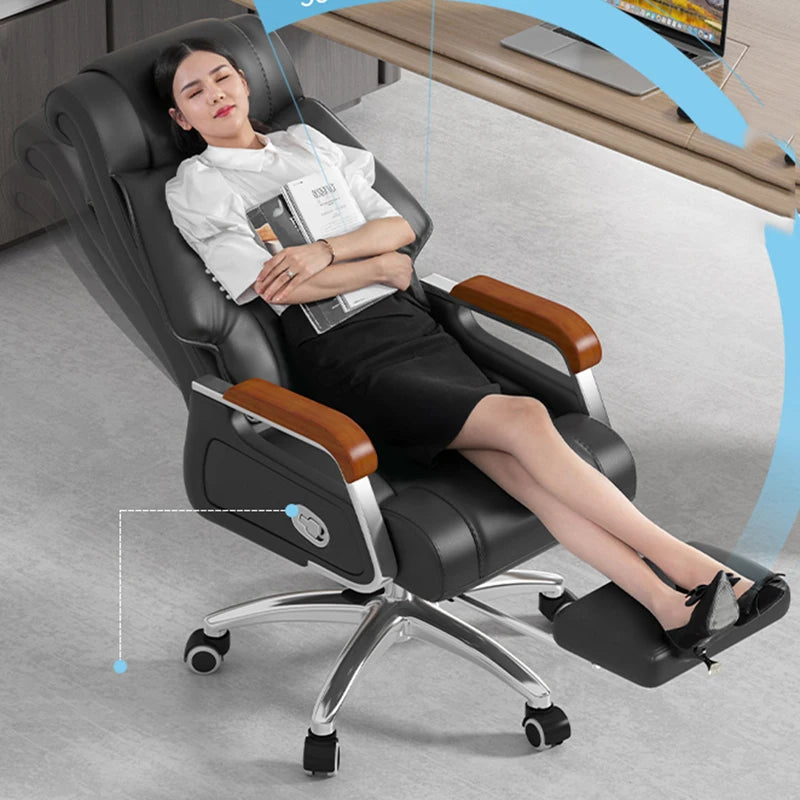 Leather Boss Chair - Comfortable and Durable