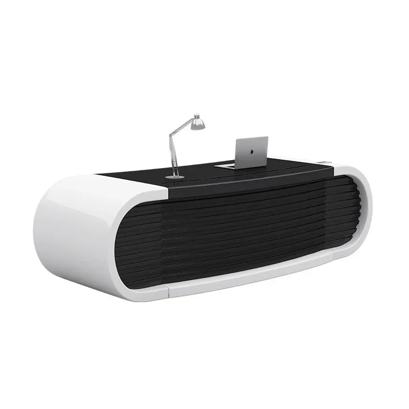 Office Furniture Boss Desk Simple Modern Arc Paint Desk
