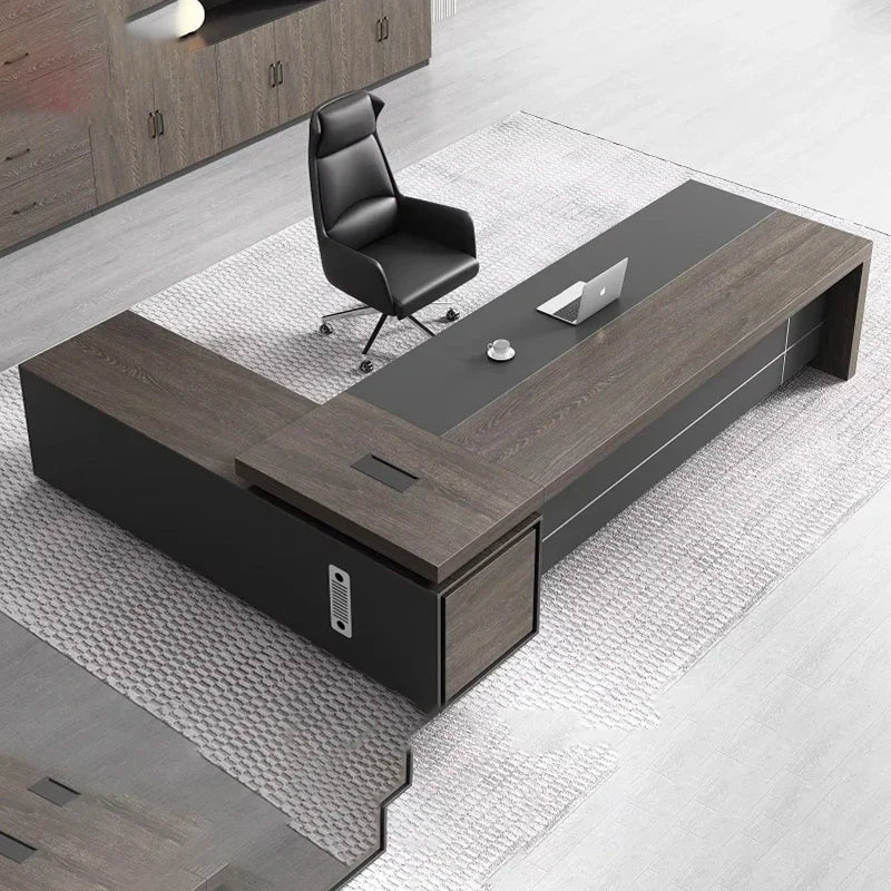 Multifunctional L-Shaped Desk for Home Office & Study