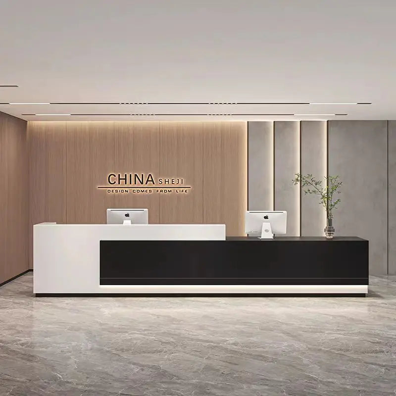 Luxury Reception Desk and Long Counter for Beauty Institutes and Salons