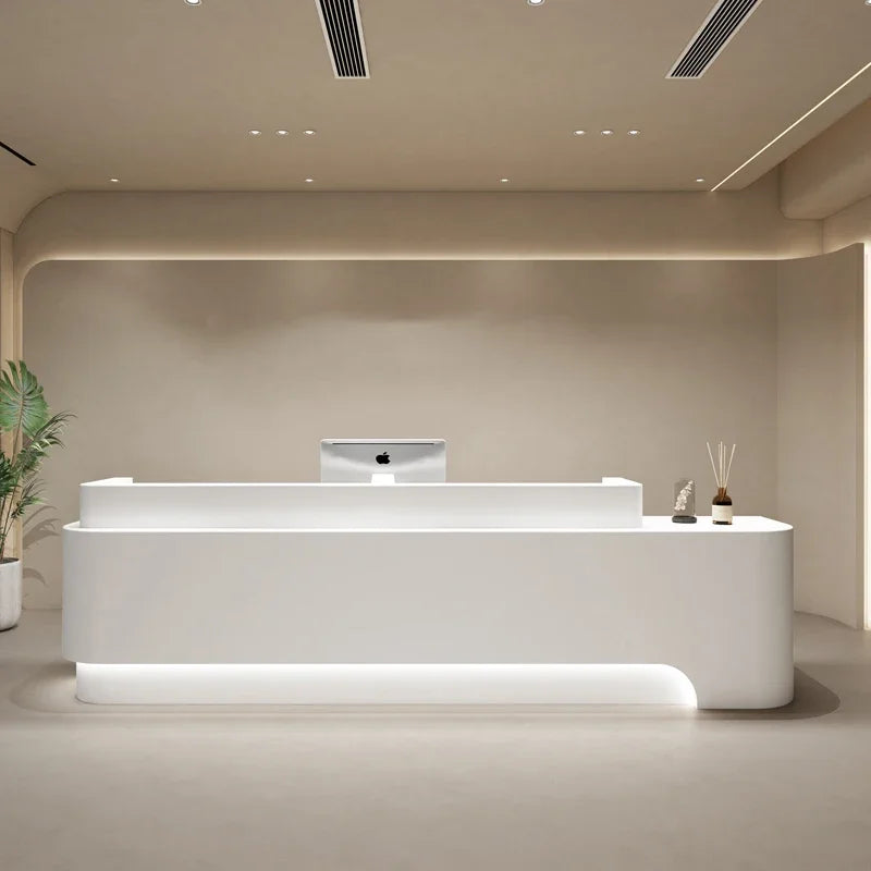 Modern Front Desk and Reception Counters for Offices, Hotels, Beauty Salons, and Spas