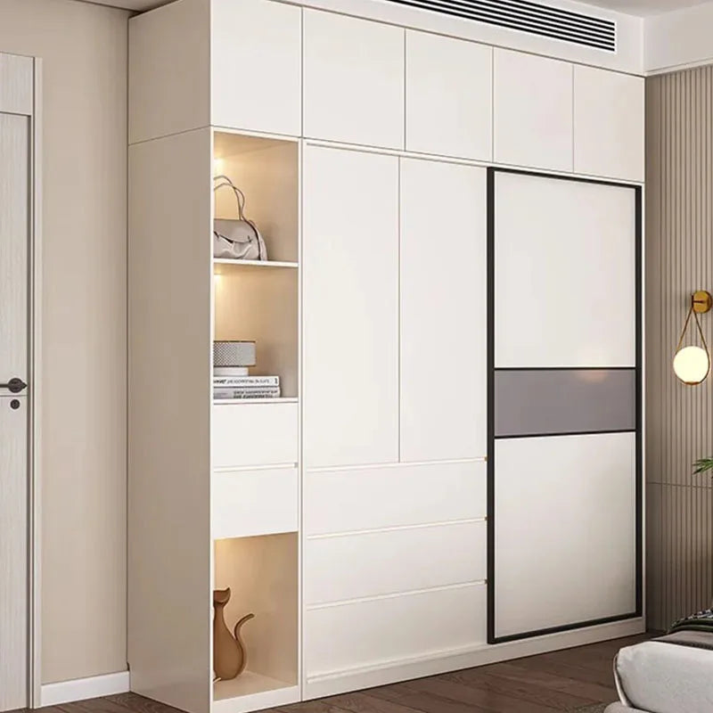 Wooden European Wardrobe bedroom Luxury apartment Storage Wardrobe Clothes Organizer Ropero Armable De Ropa Bedroom Furniture