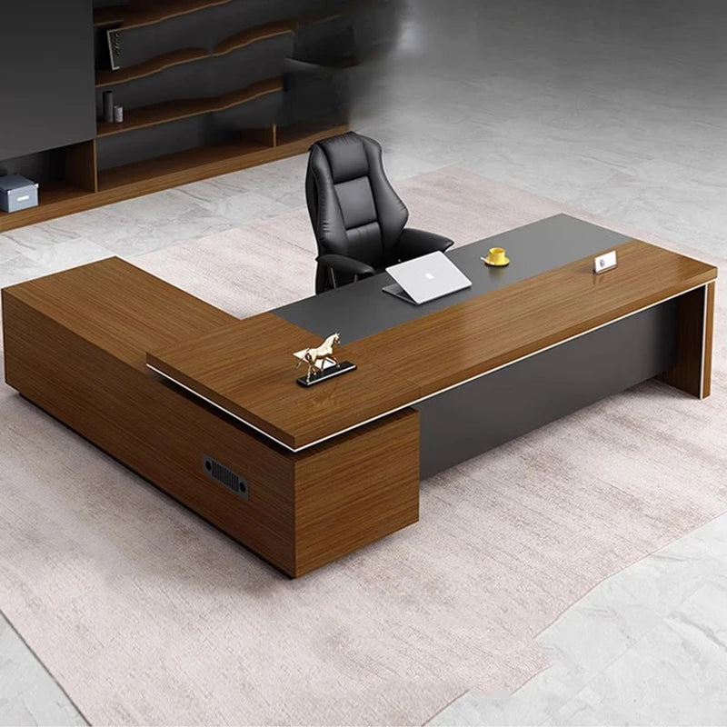 L-Shaped Executive Desk