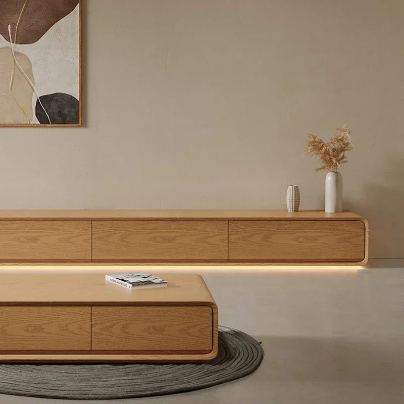 Modern Suspended TV Cabinet – Simple, Movable Display Stand