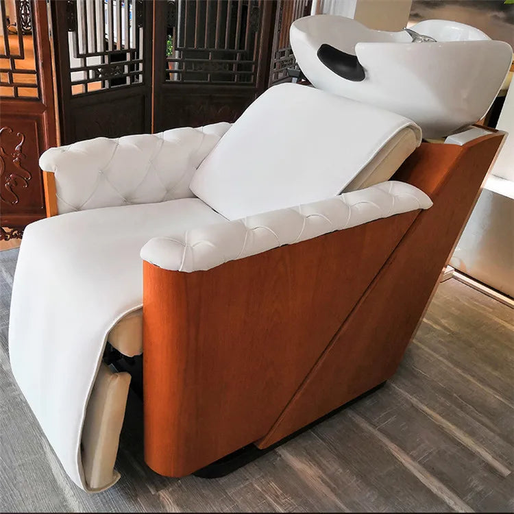 Hair Washing shampoo chair backwash unit; Salon furniture hair salon equipment With Shampoo bowel
