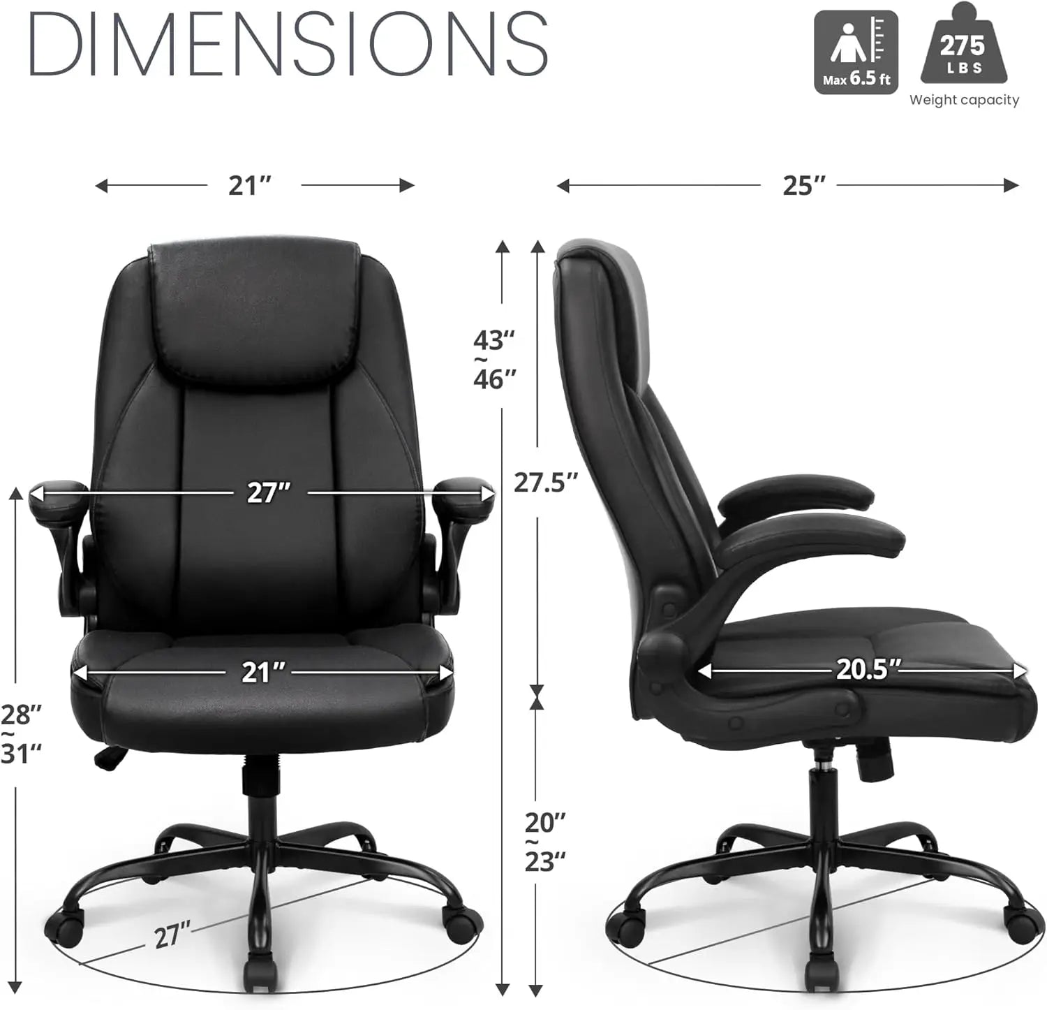 Ergonomic leather Office Chair