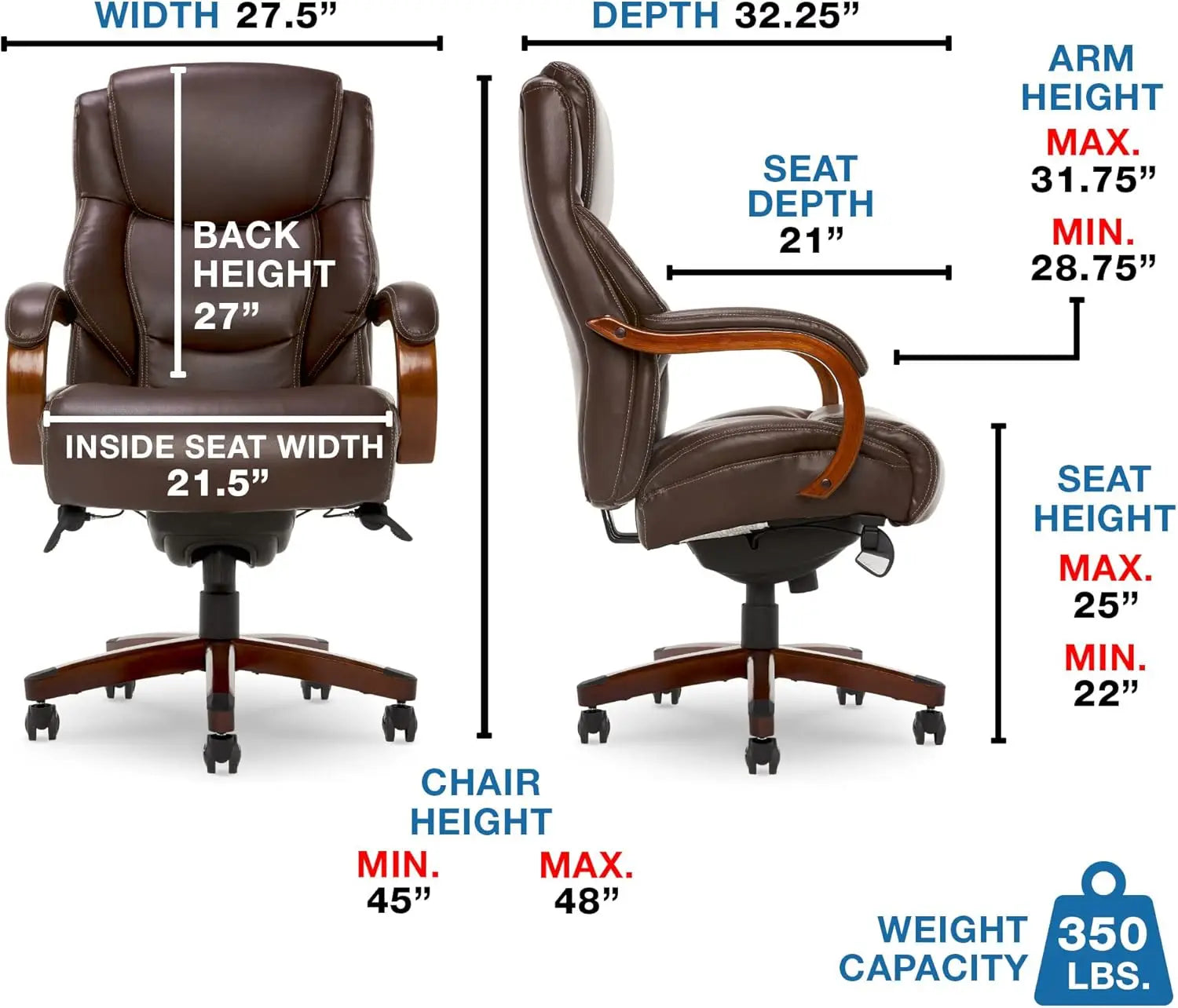 Executive Leather Office Chair