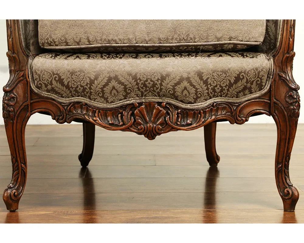 Antique Style Premium Handcrafted Wing Chair