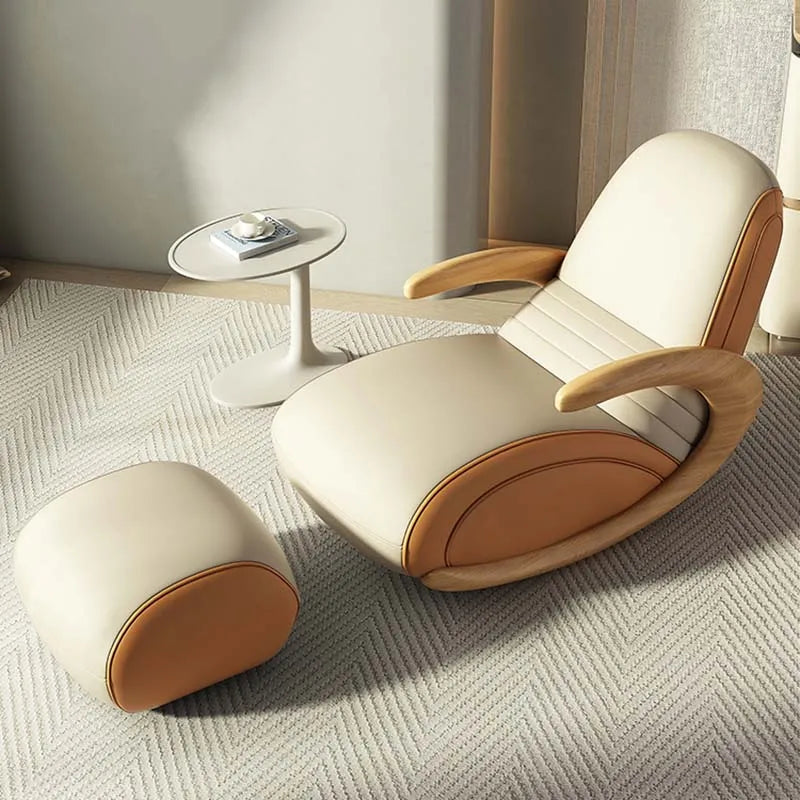 Ergonomic Balcony Chair – Luxury Rocking Lounge Chair