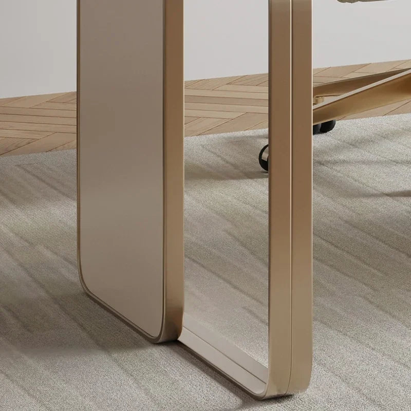 Light luxury slate office desk
