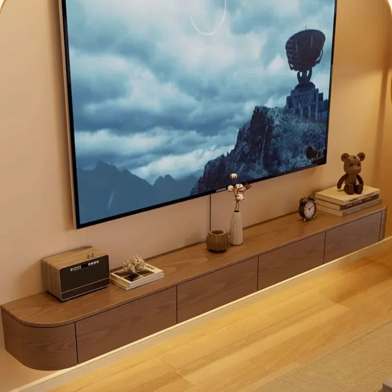 Gold Tv Stand Floating Shelves Marble Controller Furniture Salon Nordic Tray Console Lowboard Replica Muebles Holder Room