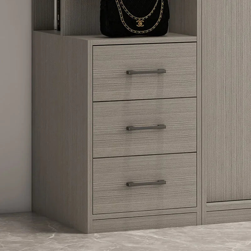Full Size Apartment Wardrobe Storage Drawer Closet Systems Bedroom Wardrobe Sliding Doors Roperos De Madera Home Furniture