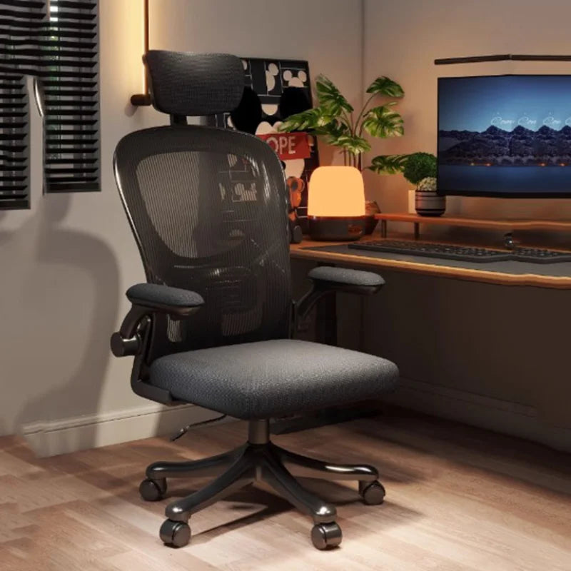 Rotating Cheap Support Office Chair Design Armrest Black Adjustable Office Chairs Comfy Study Cadeira Para Escritorio Furniture