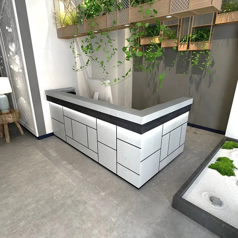 Acrylic Lectern and Counter Reception Table—Armable Desk for Churches and Bars