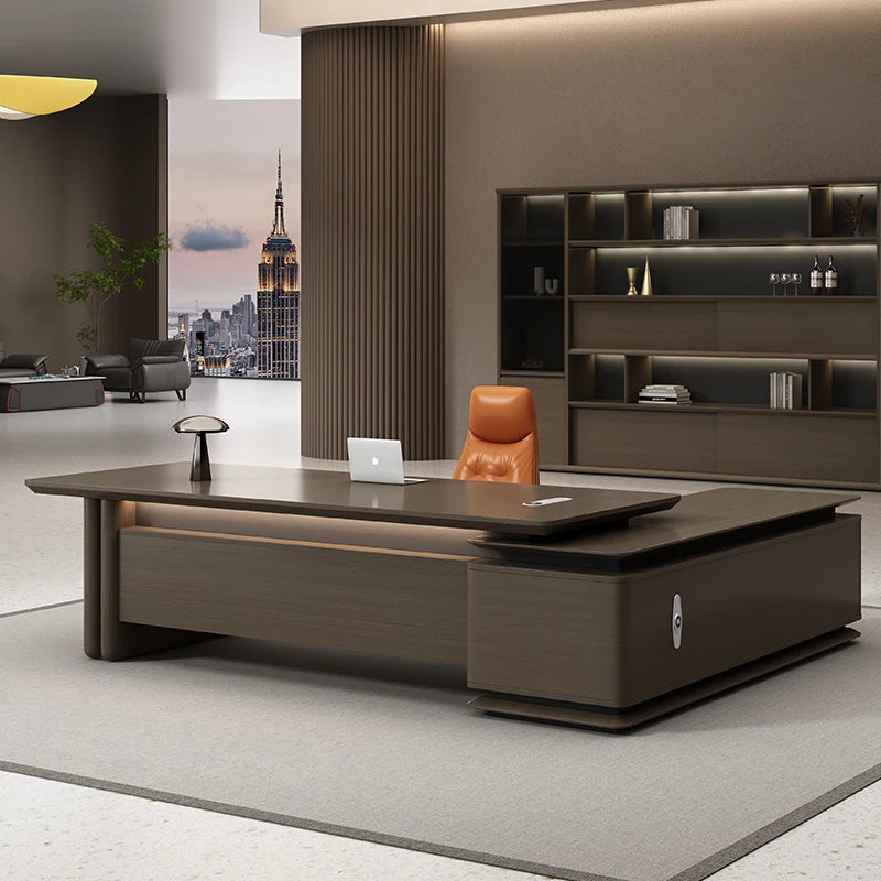 Multifunctional L-Shaped Desk