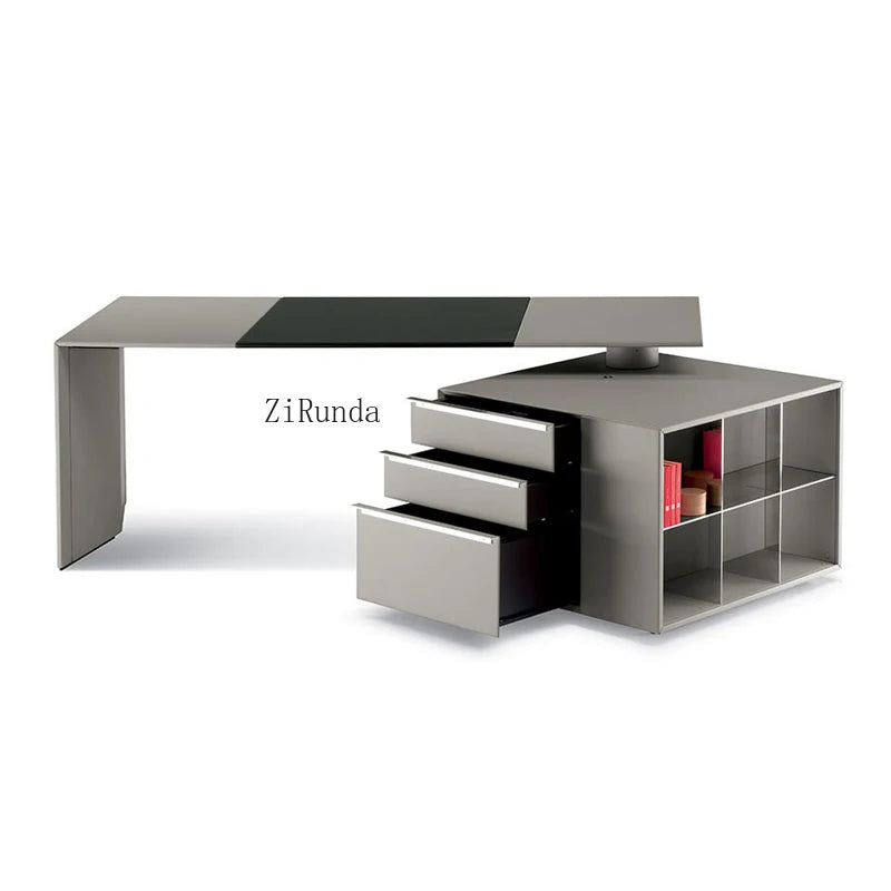 Y Office desk and chair combination high-end fashion desk light luxury computer desk