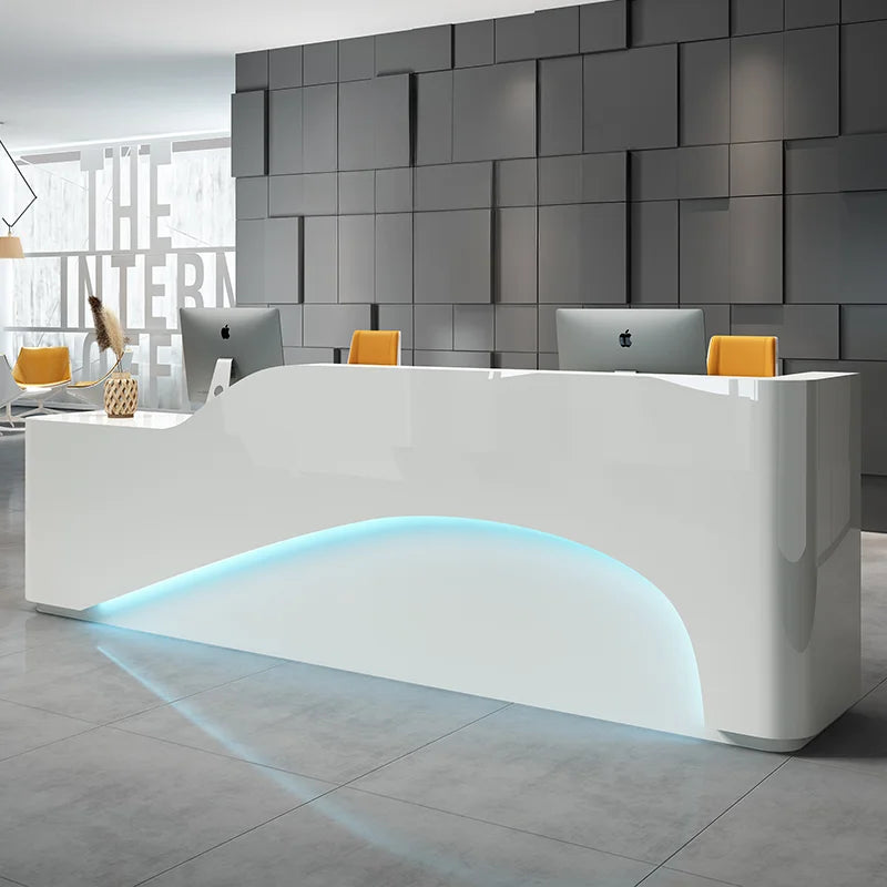 Service Counter Table Professional Office Furniture Luxury Front Desk Reception Clothes Executive Recepcja Entrance Tables Syh