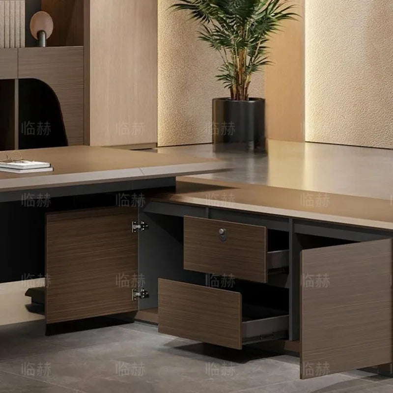 Versatile Office Desk with Standing Motion