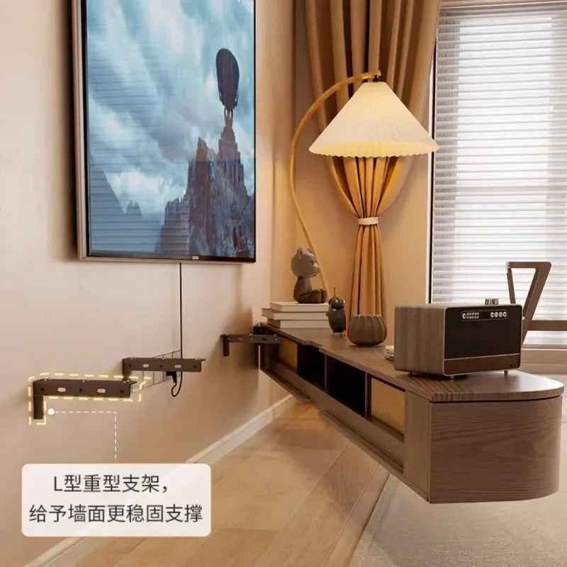 Gold Tv Stand Floating Shelves Marble Controller Furniture Salon Nordic Tray Console Lowboard Replica Muebles Holder Room