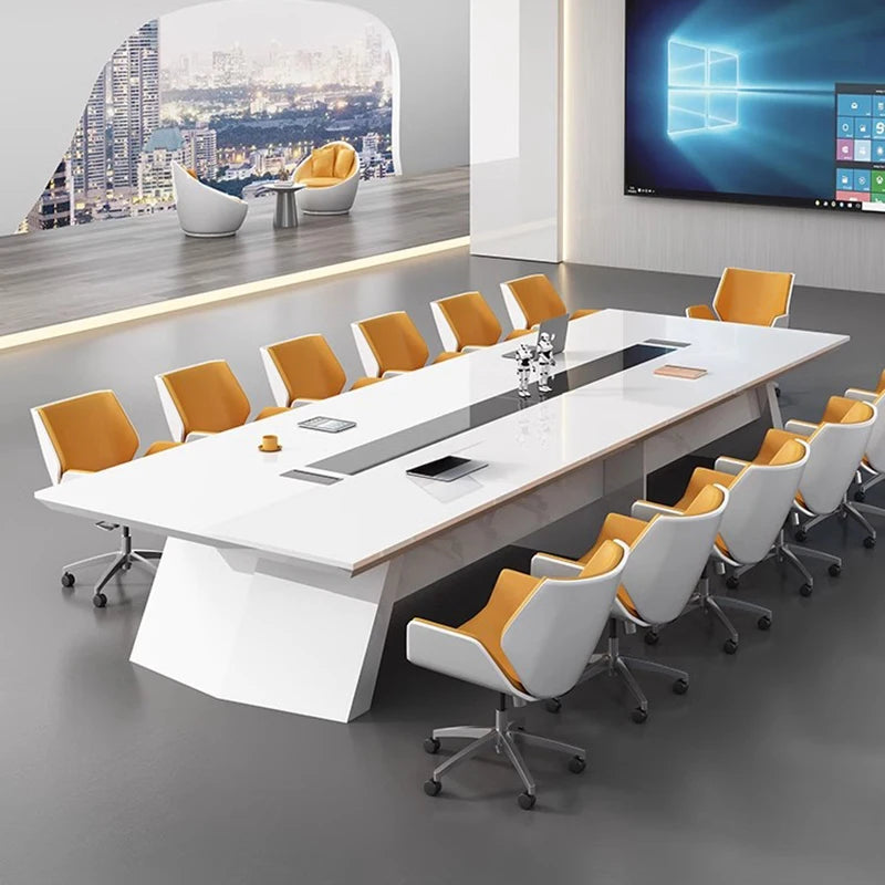 wooden study executive conference desk
