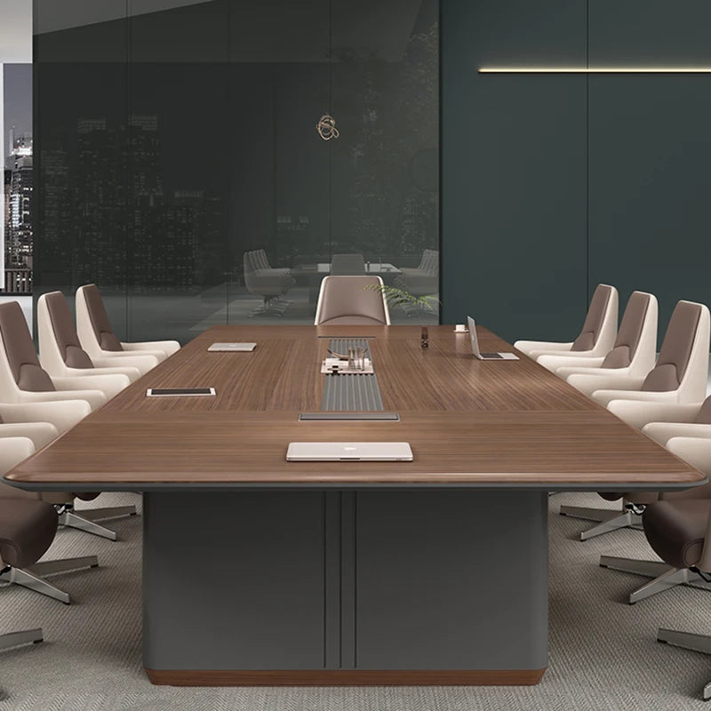 Modern Conference Executive Desk Work Office Ergonomic Standing Meeting Desk Computer Monitor Bureau Meuble Height Furniture