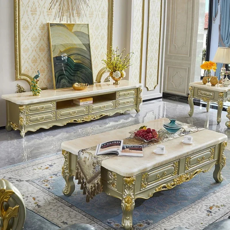 Luxury TV Stand – Simple Farmhouse Design for Living Room Furniture with Fireplace