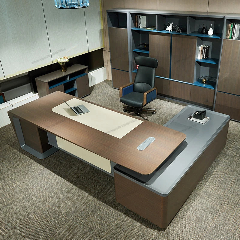 High-end minimalist boss desk