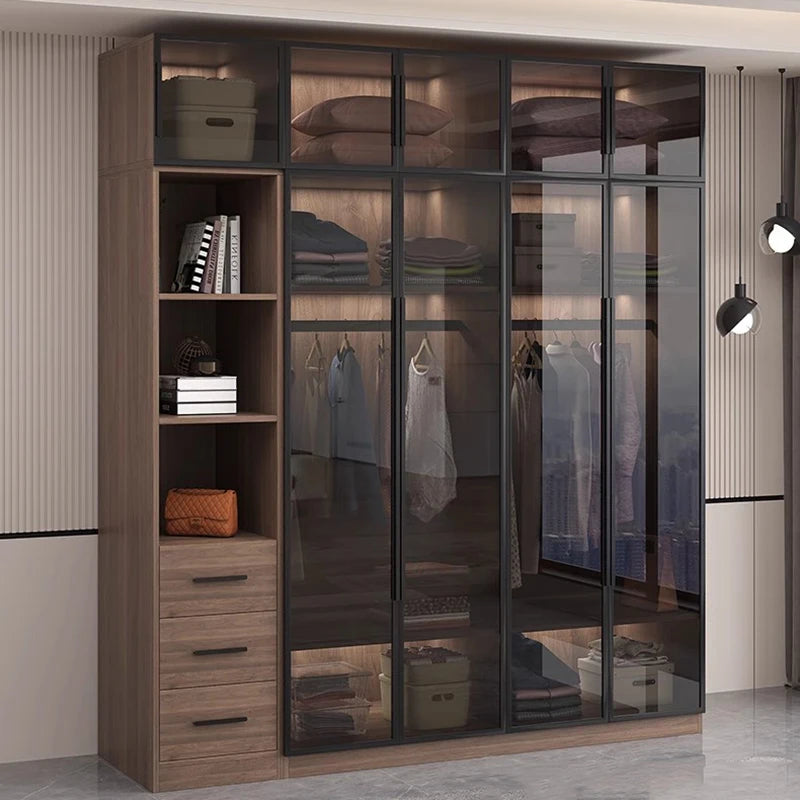 Waterproof Women’s Wardrobe – Luxury Modern Shelf for Bedroom and Living Room Storage